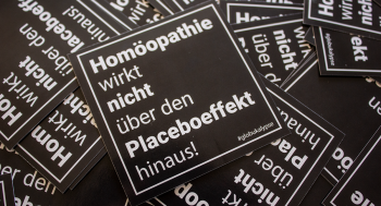 Aufkleber “Placeboeffekt”, schwarz (einzeln/Anzahl frei wählbar)