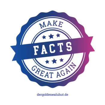Aufkleber “Make Facts Great Again” (Farbverlauf), 10 Stück