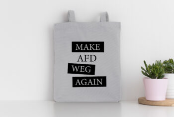 „MAKE AFD WEG AGAIN“ Shopping Bag, grau